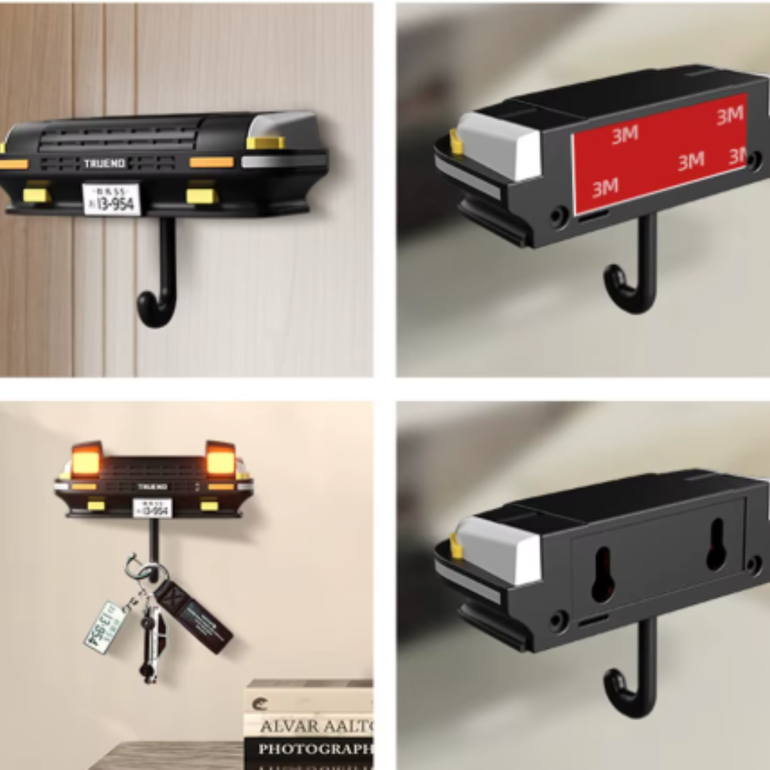 Llavero Retro con Faros Abatibles